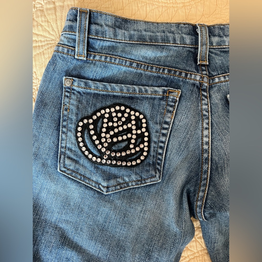 Kippys Blue Jeans with Black Embellishments - Picture 7 of 12